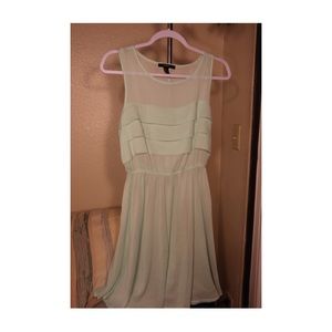 Forever 21 sheer mint green midi dress